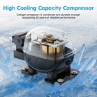 48  Stainless Steel 2-door Commercial Salad Prep Table Refrigerator With 12 Pans