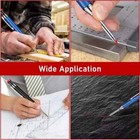 Long Nose Deep Hole Mechanical Woodworking Carpenter Pencils 2  with 18 Refills