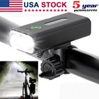 52000mah Led Bicycle Bike Lights Rechargeable Headlight Front Rear Head Lamp Set