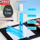 20 Pcs 10 Ml Clear Glass Fine Mist Bottle Mini Perfume Sample Spray Bottles Trav