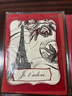 Papyrus Greeting Cards Lot Of 2 Husband Christmas Holiday   V-day Embellished