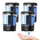 4 Pack Touchless Soap Dispenser  600ml Wall Mount Hand Sanitizer For Home   Offi