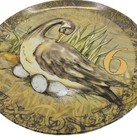 Pottery Barn 12 Days Christmas Salad Plate  6 Six Geese A Laying Replacement