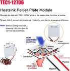 Peltier Module Tec1-12706  12v 6a 60w Heatsink Thermoelectric Cooler Cooling Pel