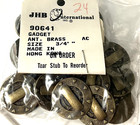 Vintage Antique Brass Metal Buttons 3 4     90641  Circa 2000  Jhb International