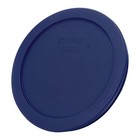 Pyrex 7201-pc Round 4 Cup Storage Lid Cover Blue 2 Pack For Glass Bowl