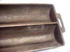 Vintage Rare Made In Usa Wagner Ware Cast Iron Double Loaf French Bread Pan Usa