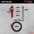 Fill-rite Fr112 Fuel Transfer Rotary Hand Pump W discharge Hose  Straight Spout 