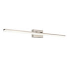 48in  Led Vanity Light For Bathroom Lighting Dimmable 46w Brushed Nickel 5000k