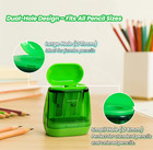 Pencil Sharpeners   Manual Sharpeners   Pencil Top Eraser Set For Colored Pencil