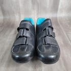 Shimano Womens Rp3w Cycling Shoes Eu 40 Us 7 8 Black Blue Bike Spin Road Clips