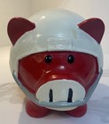 Very Cute Vintage University Of Wisconsin Badgers Football Piggy Bank Super Cool