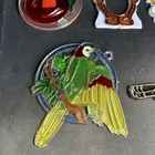 Lot Of 12 Vintage Stained Glass Window Sun Catchers Mixed Holiday Decor  r133