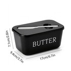 Butter Dish With Lid And Knife airtight Food Storage Container For Butter