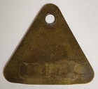 Vintage Ford Motor Co Rouge Plant Chit Check Brass Tag X7152