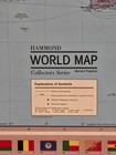 Framed Hammond World Map Collector s Series 50  X 38 