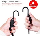 2pcs Kayak Rope Tie Downs Straps 1 4 X 12ft Adjustable Rope Ratchet Canoe Bow