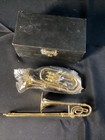 Miniature Brass Musical Instrument Models 2 Baritone Horns 1 Trombone Excellent 
