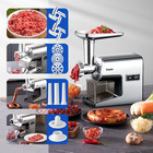 Electric Meat Grinder 3000 Max Heavy Duty Stainless Steel Meat Mincer With 2 Bla