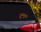 Largemouth Bass Fish Silhouette Vinyl Decal Sticker Car Truck   Fishing Gift