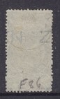 N Z  1867 15 - Grey   Red Qv Longtype Die I  -wmk Nz-revenue-elsmore Cat  50 vfu