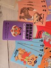 Vintage Whitman Animal Rummy Card Game  4908 Complete Unused Plastic Case Exc