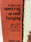 Vintage Malina Hook A Rug Kit 20x27 Dried Flowers Style  25 44 Wall Hanging New