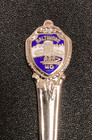 Baltimore Maryland State Collector Spoon 4 5  Souvenir Landmarks Engraved