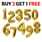 Number Balloons 16  Birthday Foil Balloons Large Numbers Birthday Party Decor