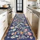 3x10 Long Hallway Runner Rug  Washable Wide 10ft Floral Low-pile Carpet For E   