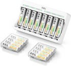 Ebl 16x Aaa Rechargeable Batteries Triple A 1100mah Nimh  aa Aaa Battery Charger