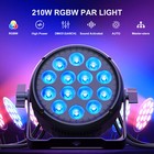 U king 230w Rgbw Led Stage Par Can Light Dmx Strobe Party Christmas Wash Lights