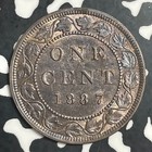 1887 Canada Large Cent Lot t3639 High Grade  Beautiful 