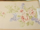 4 Vintage Retired Wallquest Prepasted Wallpaper Border S01285 Floral Pattern E71