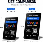 Nfc Tap Google Review Stand - Boost Customer Feedback With Tap   Scan Qr - No Ap
