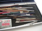 Vintage K e Leroy Ii Lettering Set Keuffel   Esser Engineering Drafting Tool Kit