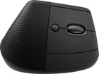 Logitech Lift Vertical Ergonomic Mouse Wireless -4 Customizable Buttons Graphite