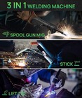 3 In 1 Stick Mma Welder 120amp Spool Gun lift Tig 110v Mini Arc Welding Machine