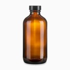 Amber Glass Bottle For Vanilla Extract  Boston Rounds