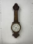 Antique Black Forest Heavily Carved Wall Barometer 1800s Project