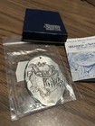 Wendell August Forge Vintage 1990 Oval Aluminum Christmas Ornament Noah s Ark