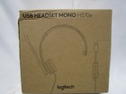 New Logitech H570e Usb Headset Microphone For Pc Mac Black Noise-canceling Mics