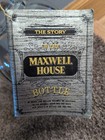 Vintage Jack Daniels Old No  7 Whiskey Decanter empty  Maxwell House Booklet