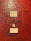 Set Of 4 Antique Professional Microscope Slides By Arthur C  Cole  1821 - 1900 