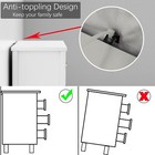 6 Double White Modern Wood Dresser Chest Of Drawers With Large Space  Storage Ca