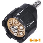 Yamatic 6-in-1 Pressure Washer Nozzle Quick Changeover 4000psi   4 0gpm 1 4quick