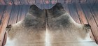 Cowhide Rug Tan Grey Black Brazilian Natural Real Hair On Hide 7 9ft X 6 6ft