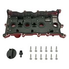 Aluminum Valve Cover Kit Red Fits 2007-2012 Altima Sentra Se-r 2 5l L4