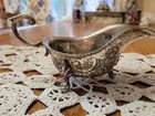 Antique Silver Plated Sauce Boat Late 18th Century Dso  Wear On The Inside  