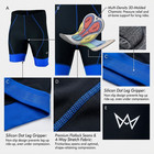 Men Cycling Shorts Padded Padded Bike Bicycle Mtb Road Underwear 3d Gel Cushion